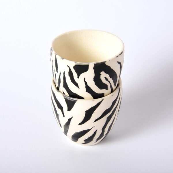 Tasse à expresso Zèbre