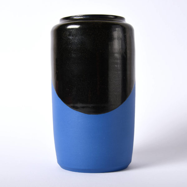 Vase Urushi bleu