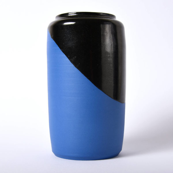 Vase Urushi bleu
