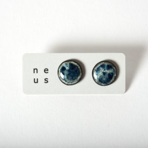 Boucles d'oreilles Disque Univers à clou, taille M