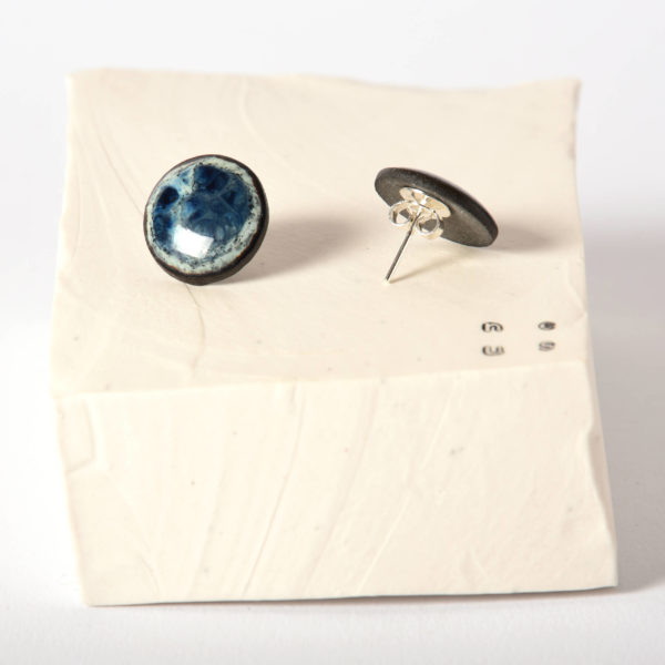 Boucles d'oreilles Disque Univers à clou, taille M