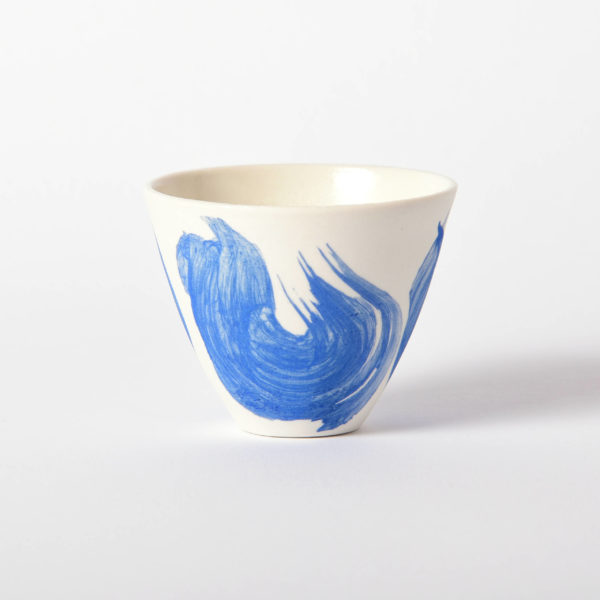 Tasse à espresso Nami bleu/blanc