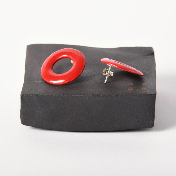 Boucles d'oreilles Donut Tsubaki à clou, taille M