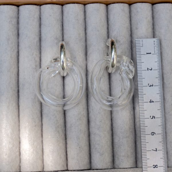 glassearrings-bubbles-clear-hoops-chunky