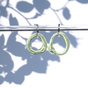 glassearrings-bubbles-fluor_green-hoops-simple