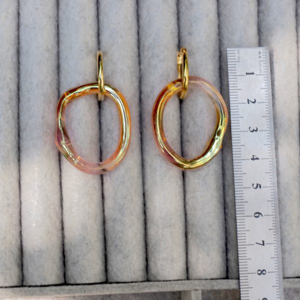 glassearrings-bubbles-golden_pink-hoops-simple
