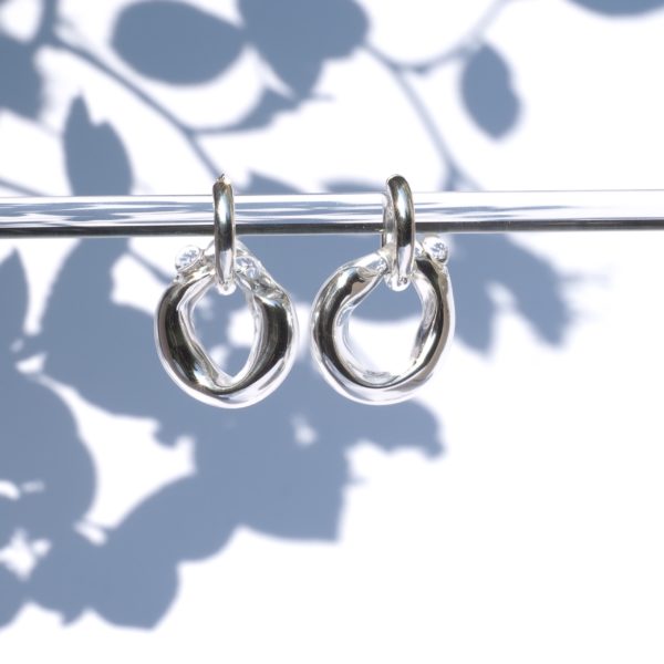 glassearrings-bubbles-mirror-hoops-chunky