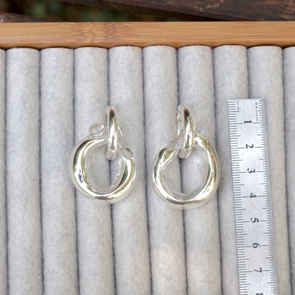glassearrings-bubbles-mirror-hoops-chunky