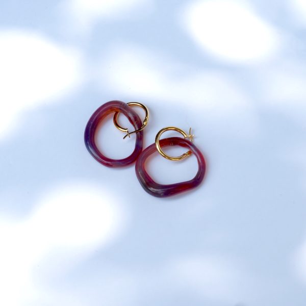 glassearrings-bubbles-sunset-hoops-simple
