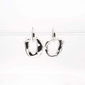 glassearrings-bubbles-mirror-hoops-chunky