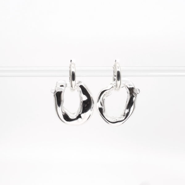 glassearrings-bubbles-mirror-hoops-chunky